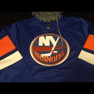 NY Islanders Adidas Jersey Pullover Hoodie